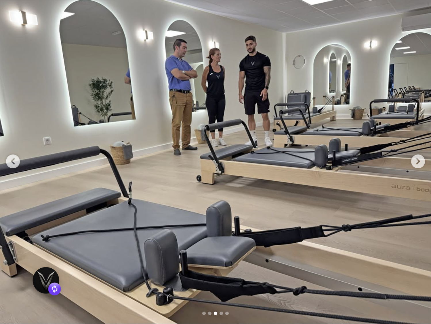 Publicación de Vértice Fitness Center en Instagram